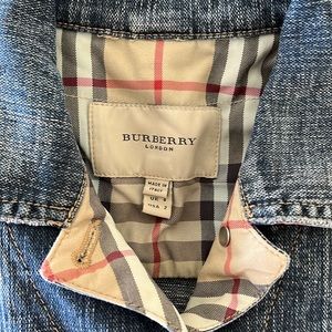 Burberry Lined Denim Jacket SZ: 2